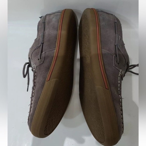 TOMMY BAHAMA 'Calderon' Beige Slip On Deck/Boat Shoes Casual Mens Size 12 Suede - Picture 4 of 8